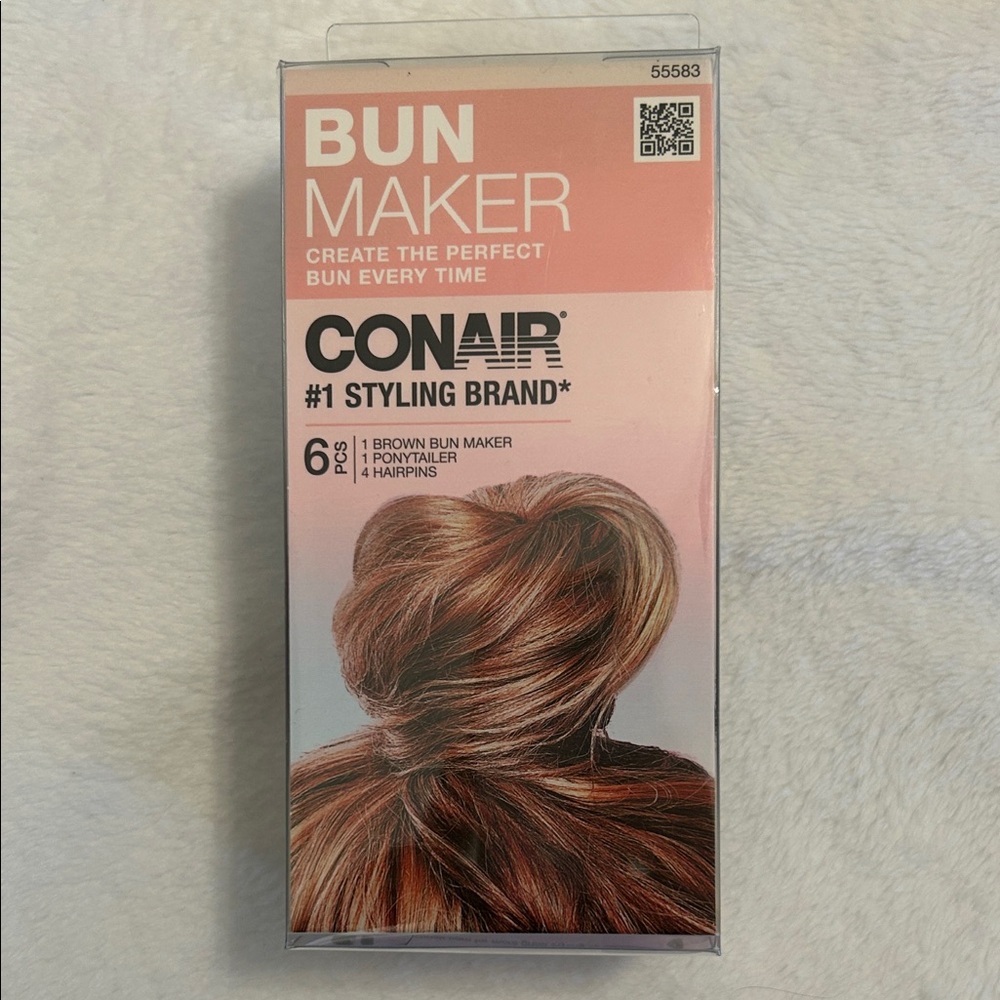Conair Brown Bun Maker Set